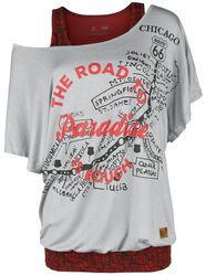 Rock Rebel X Route 66 - Double-Layer Shirt and Top