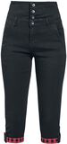 3/4 High-Waist Trousers, Forplay, Cloth Trousers