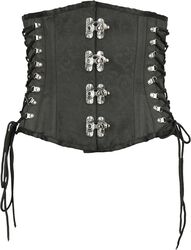 Brocade Corset with clasp, Gothicana by EMP, Corsage
