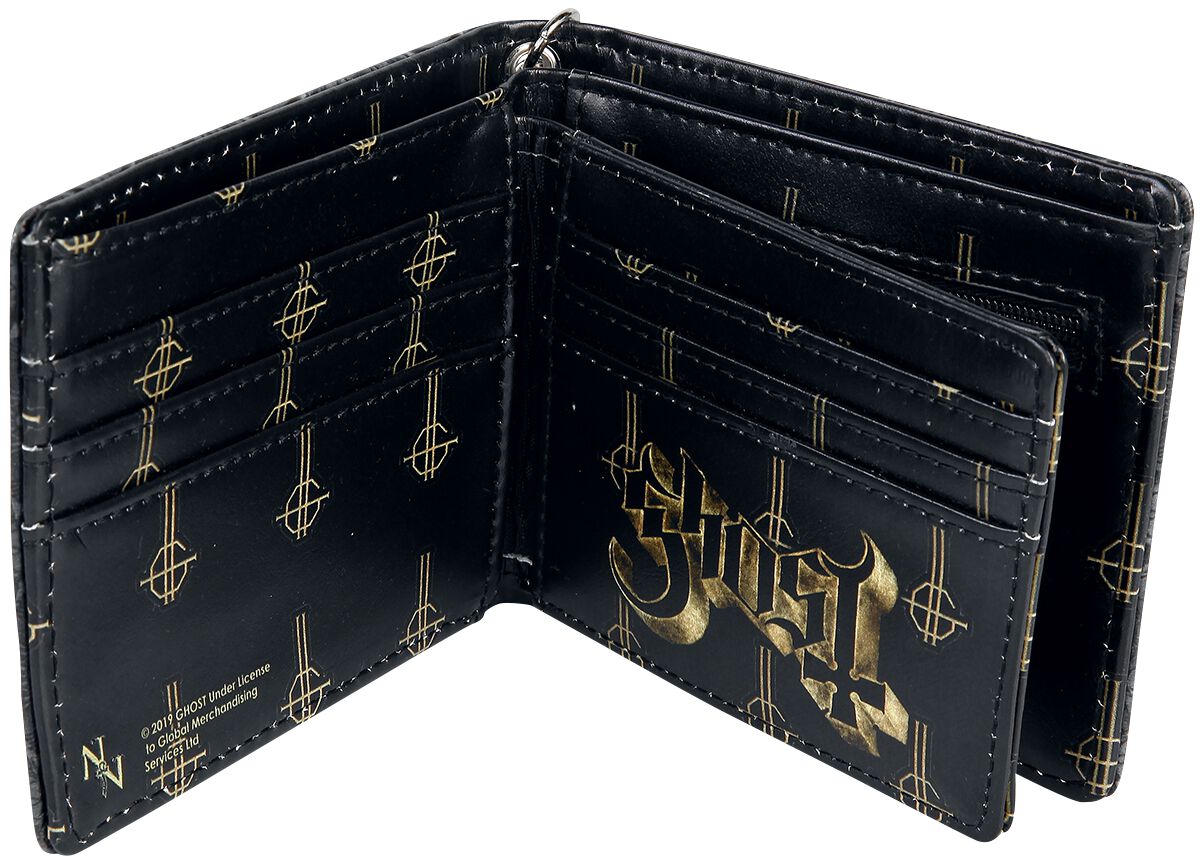 Rocksax Wallet Rocksax Ghost Meliora Premium Wallet | Hot Topic Rocksax  Ghost Wallet Black