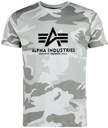 Basic T-Shirt Camo, Alpha Industries, T-Shirt