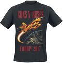 Fighter Jet Europe Tour 2017, Guns N' Roses, T-Shirt