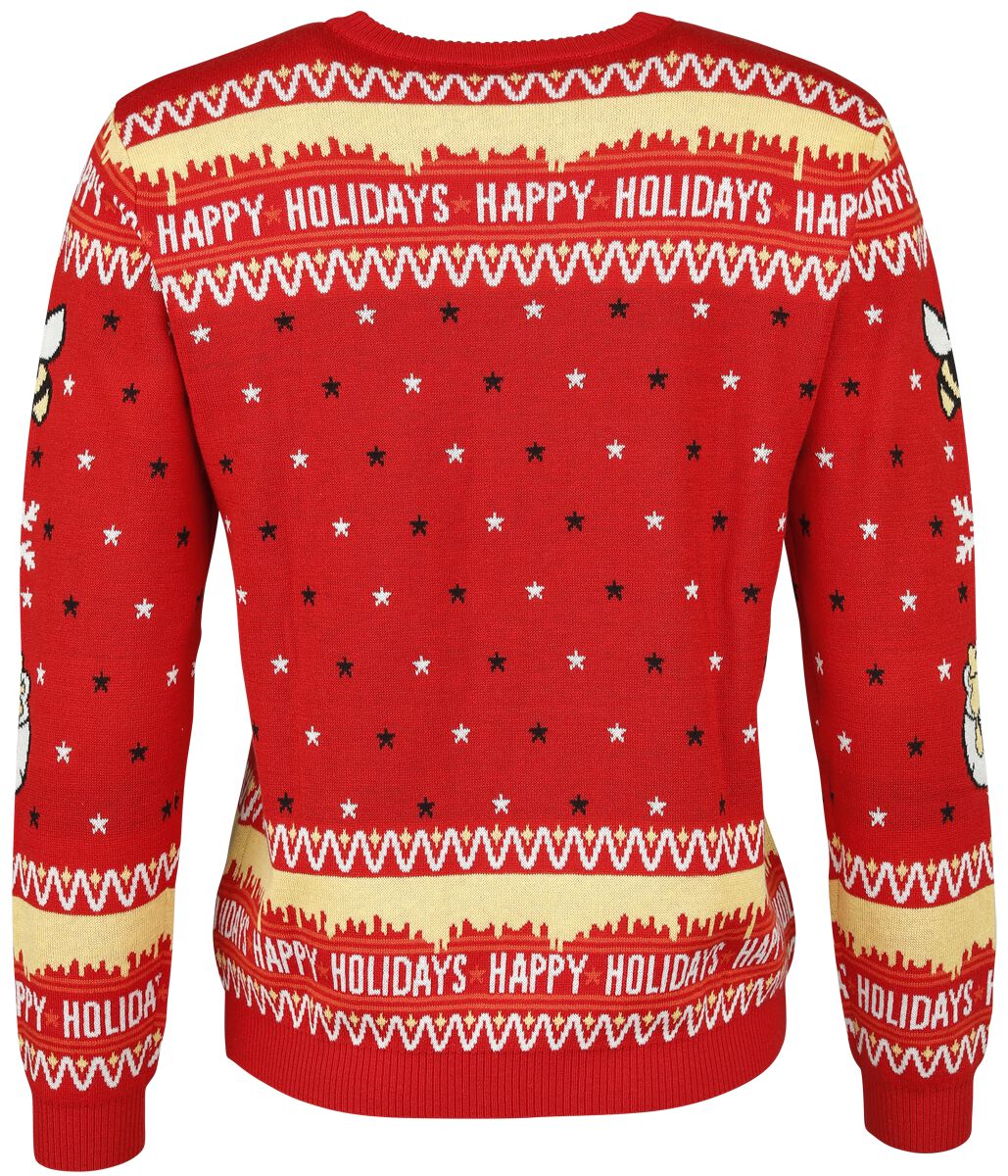 Plus Size - Disney Pooh Holiday Turtleneck Pullover Sweater