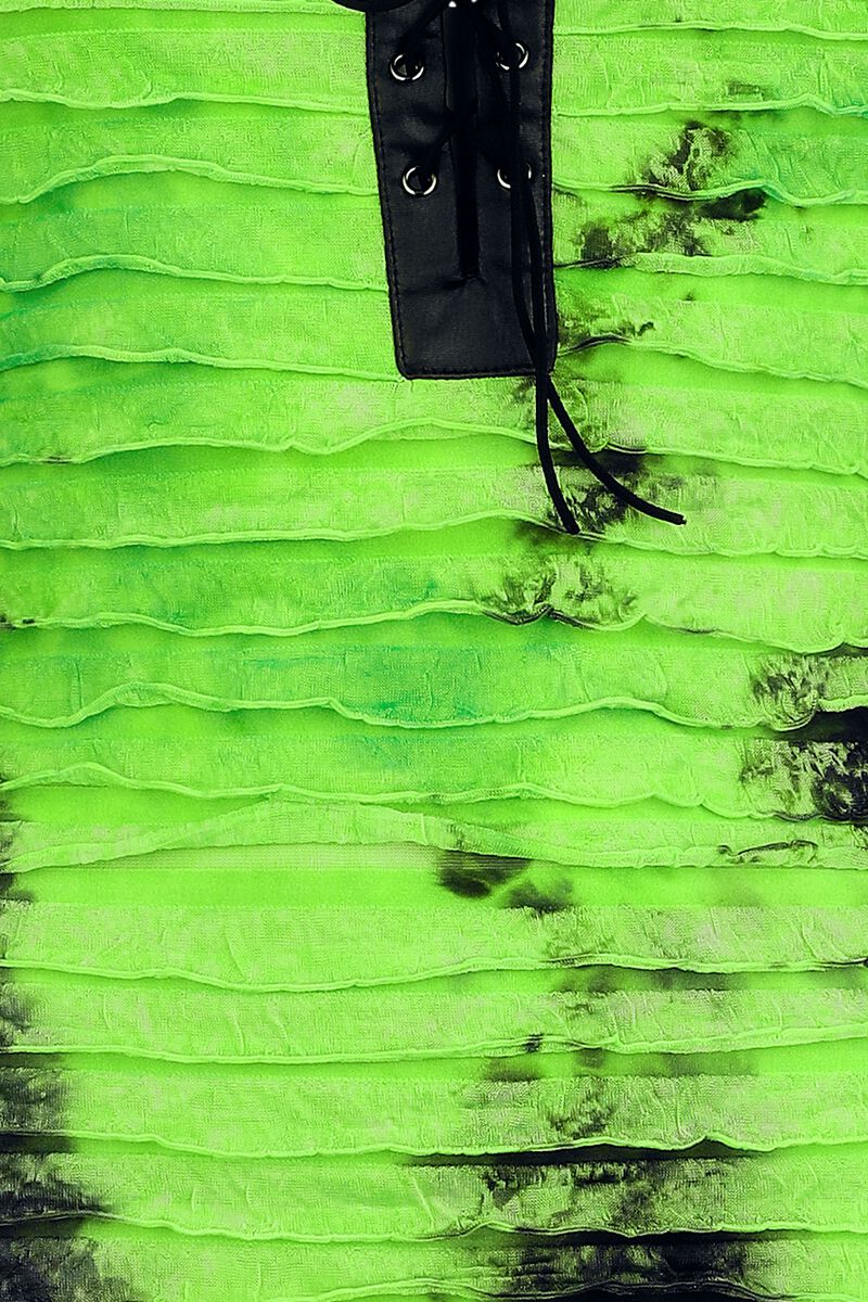 Tie Dyed Punk Dress | Punk Rave Mini Dress | EMP Tie Dyed Punk Dress | Punk Rave Mini Dress | EMP