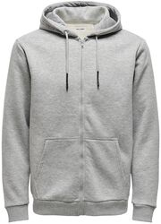 Sceres Life Zip Thr. Hoodie, ONLY and SONS, Hooded zip