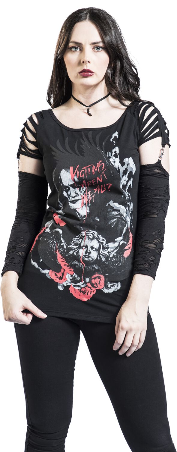 Gothicana X The Crow long-sleeved top | Gothicana by EMP Long-sleeve ...