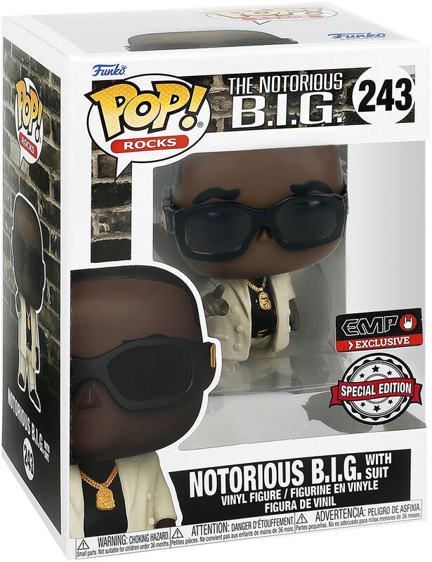 Notorious B.I.G, with Suit Rocks! Vinyl Figur 243