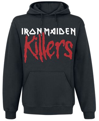 "Big Axe" Hoodie black by Iron Maiden, view 1