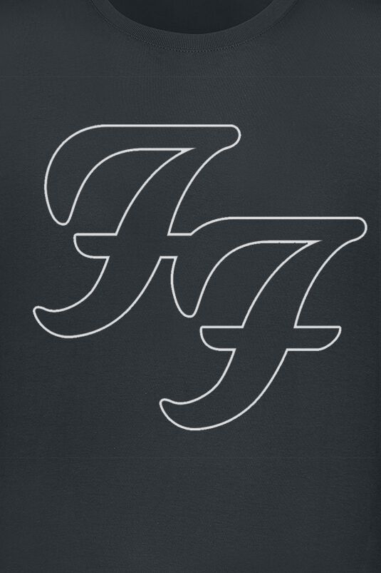Boxer Foo Fighters - Logo FF Noir, Coton élasthanne - Neuf Avec étiquettes Rock Off