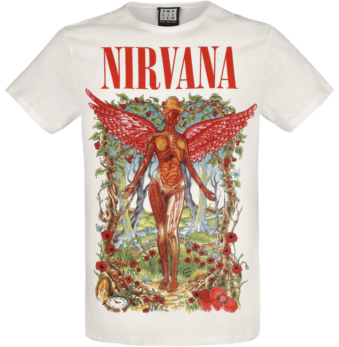 Amplified Collection In Utero Wilderness Nirvana T-Shirt EMP