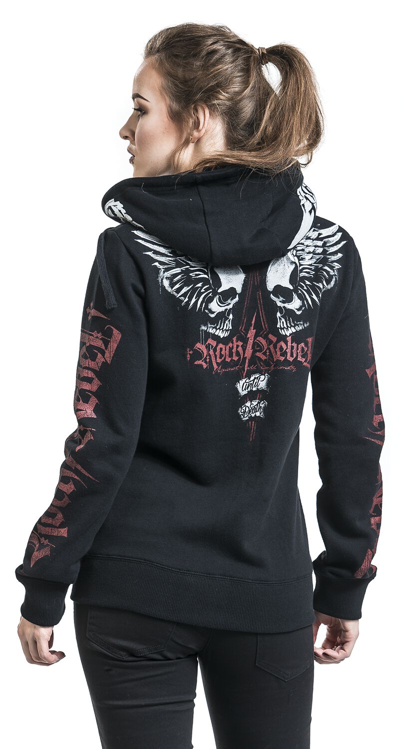 Freaking Out Loud Rock Rebel by EMP Hoodie Jacket EMP