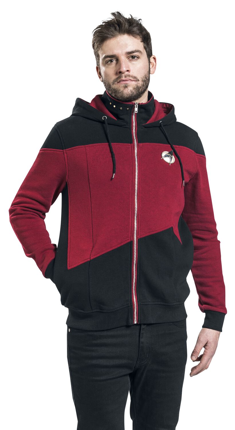 Star Trek: The Next Generation Make It Snow Fleece Crewneck Sweatshirt - Jean-Luc Picard Holiday