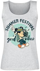 Summer Festival - Good Vibes, Mickey Mouse, Tanktop