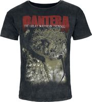 PANTERA Stronger than all bandiera flag sciarpa poliestere nera 80x105 cm PANTERA Stronger than all bandiera flag sciarpa poliestere nera 80x105 cm