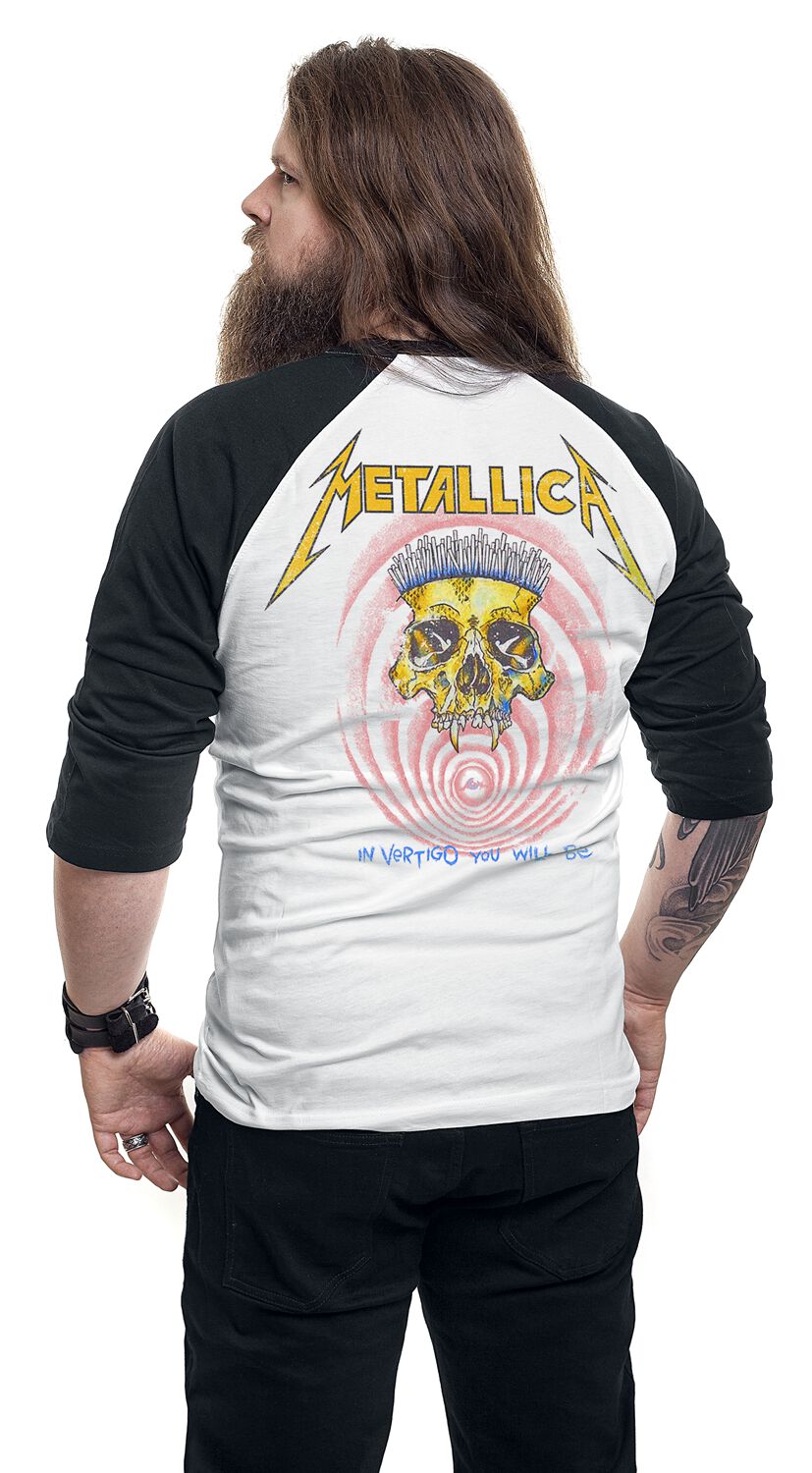 Tee-shirt Vintage Metallica Invertigo Tour - Manches Longues, Taille XL