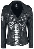 All Over The Road, Full Volume by EMP, Imitation Leather Jacket