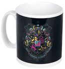 Neon Hogwarts Crest, Harry Potter, Cup