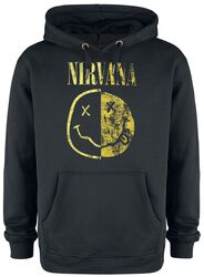 Amplified Collection - Spliced Smiley, Nirvana, Hooded sweater