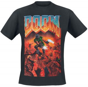 doom classic boxart t shirt
