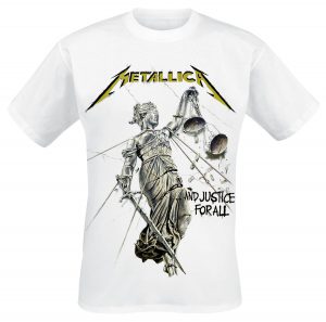 metallica justice tshirt