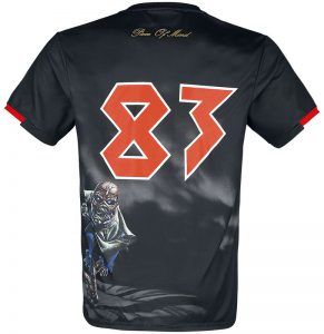 product image - iron maiden piece of mind t shirt - back